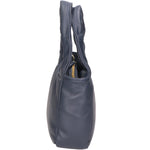 Virna Borsa a mano da donna Vera Pelle 06501-S24 BLU JEANS Gave Lux