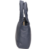 Virna Borsa a mano da donna Vera Pelle 06501-S24 BLU JEANS Gave Lux