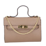 Uma Borsa a mano da donna Vera pelle 06525-D40 TAUPE Gave Lux
