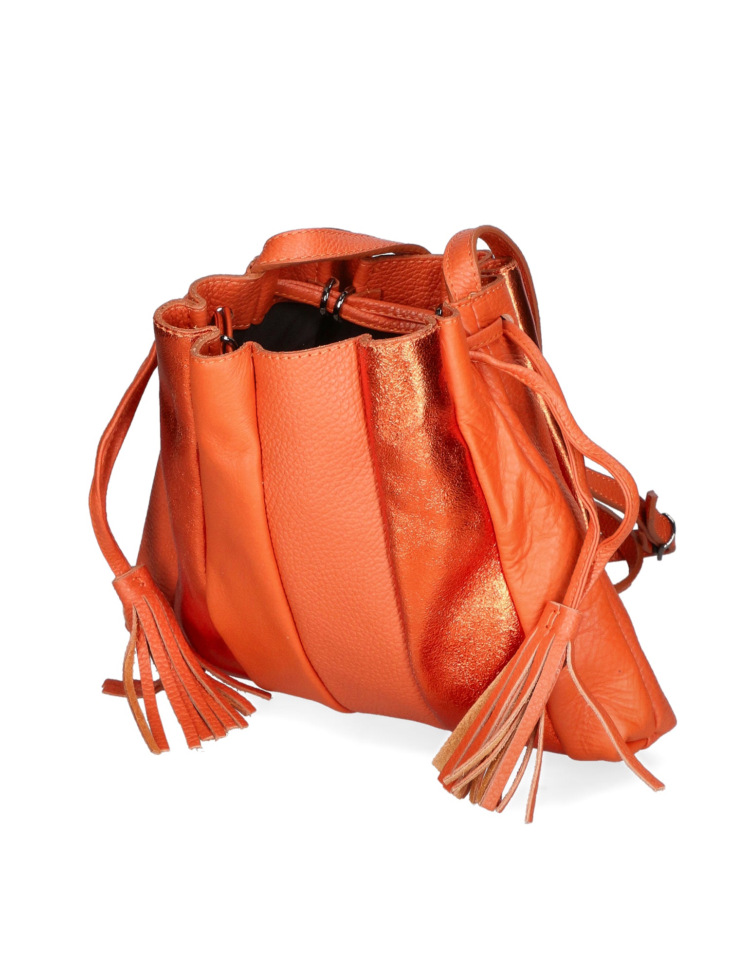 Elysia Borsa a spalla da donna Vera pelle 552043-ARANCIO ORANGE Gave Lux