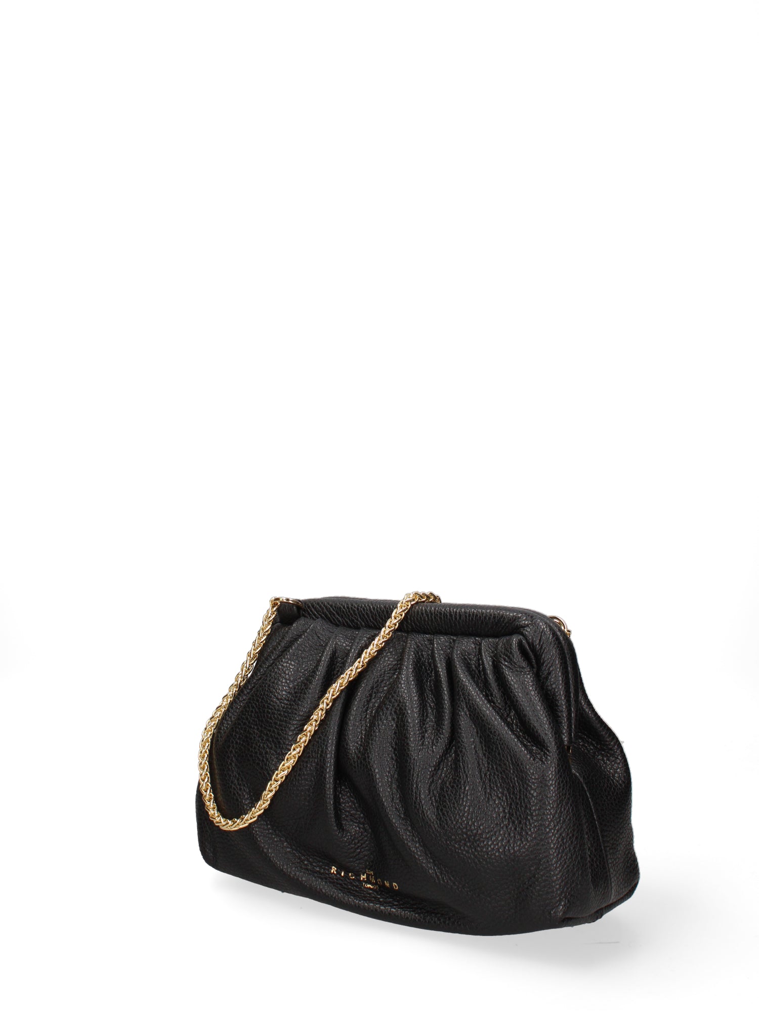 Borsa a tracolla da donna Vera pelle JR-W-1049-BLACK-GOLD John Richmond