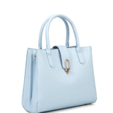Borsa a mano da donna 100% pelle vegana PU 712-2PT-LIGHTBLUE Diana&co