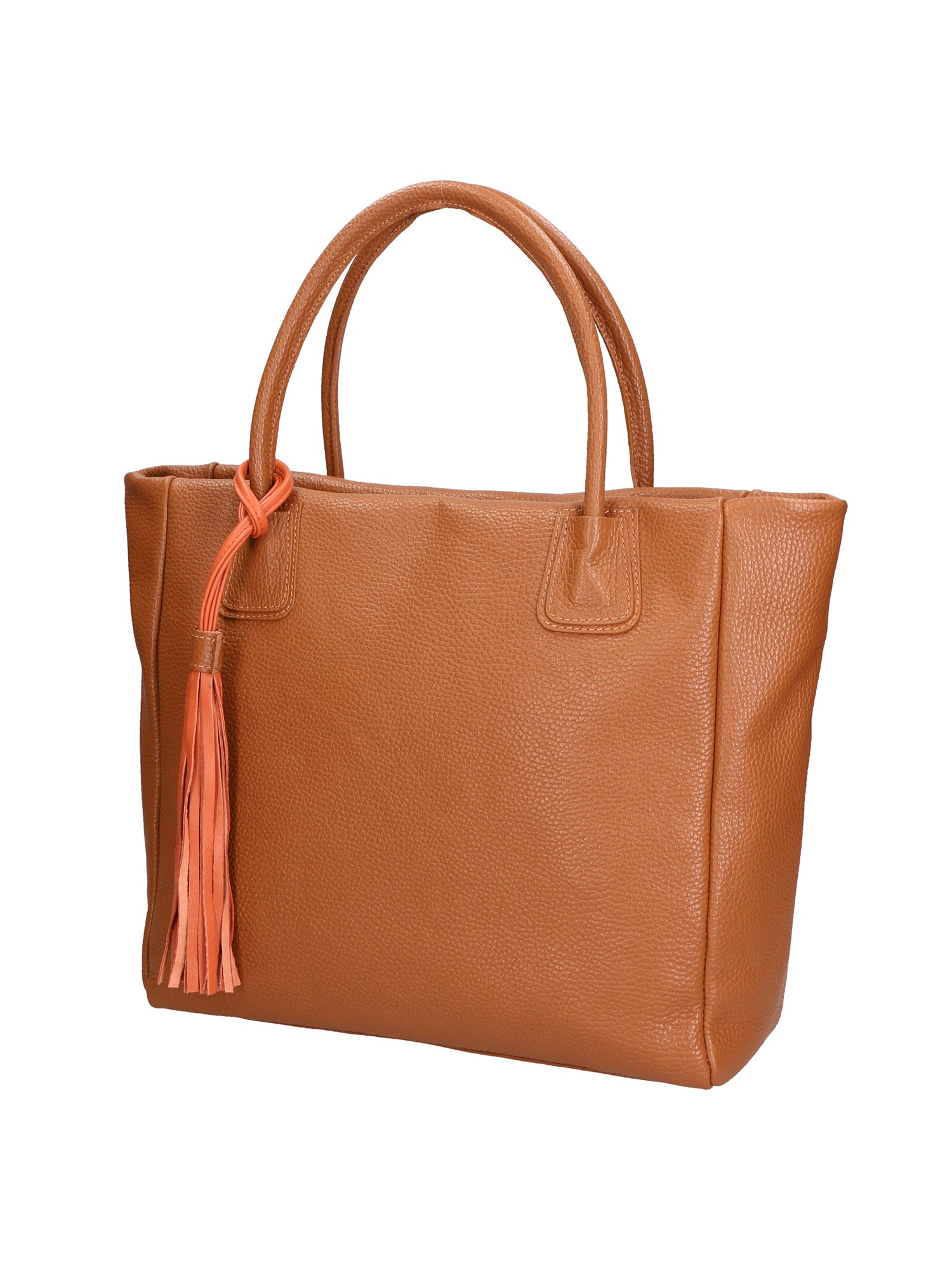 Verdiana Borsa a mano da donna Vera Pelle 06505-D17 CUOIO SCURO Gave Lux
