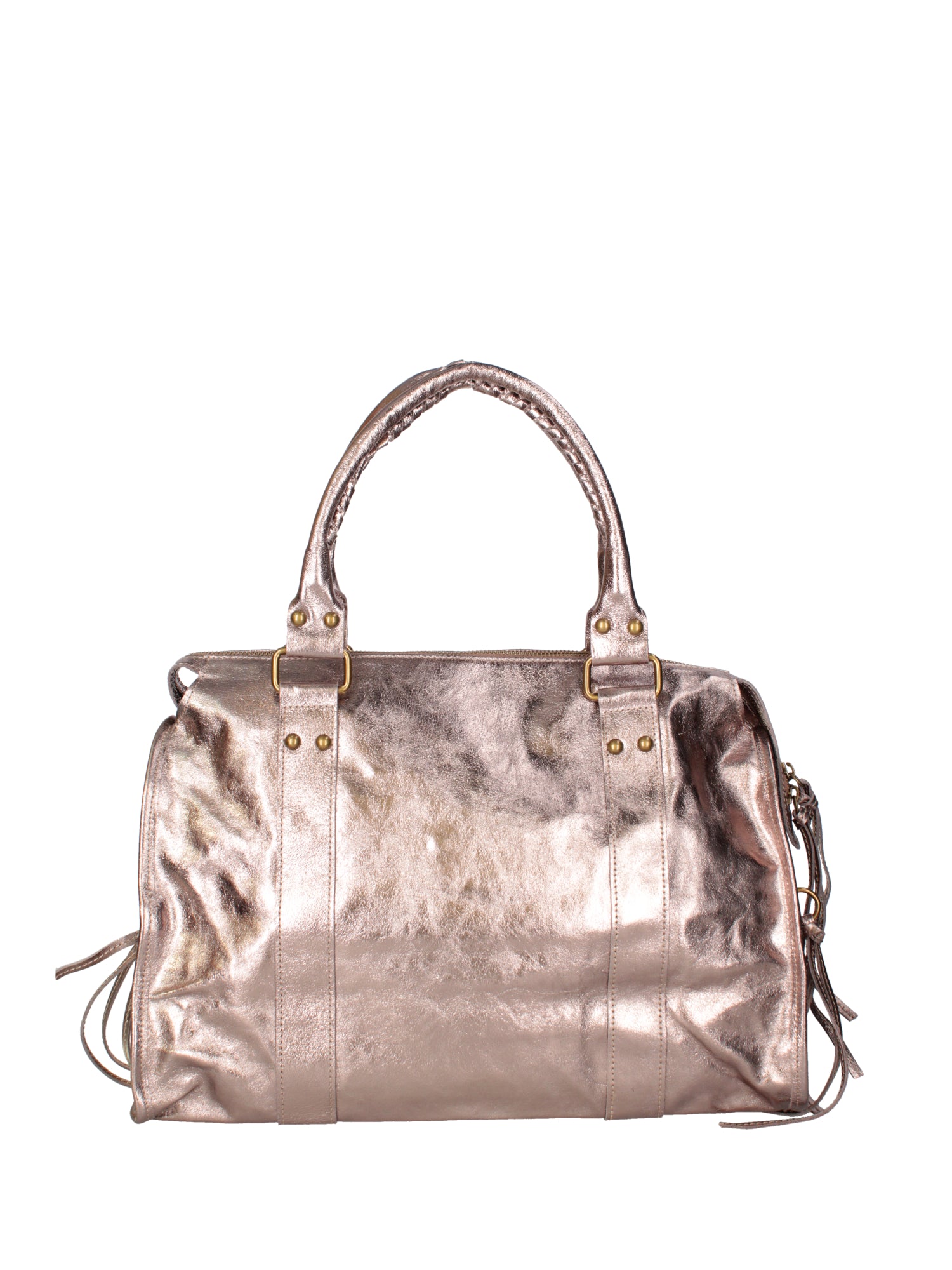 Novara Borsa a spalla da donna Vera pelle 06090 LM-L005 BRONZO Gave Lux