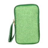 Alessandria Borsa a tracolla da donna Paglia Tabru 05001-S47 VERDE MELA Gave Lux
