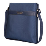 Borsa a tracolla uomo Pelle vegana + Tessuto PCL3068-BLU Northampton Polo Club