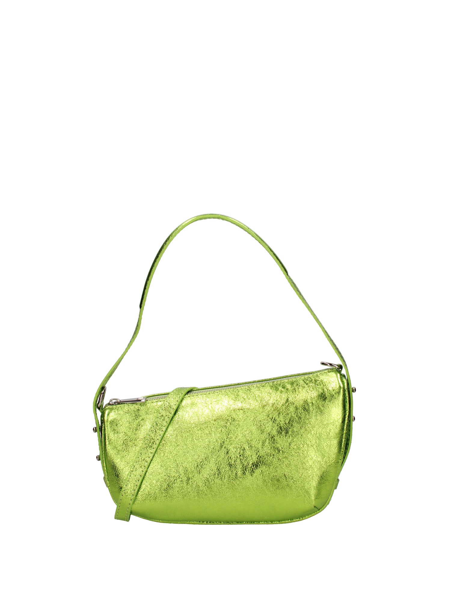 Borsa a spalla da donna Vera pelle e metallo 07228-L017 VERDE CHIARO Roberta Rossi