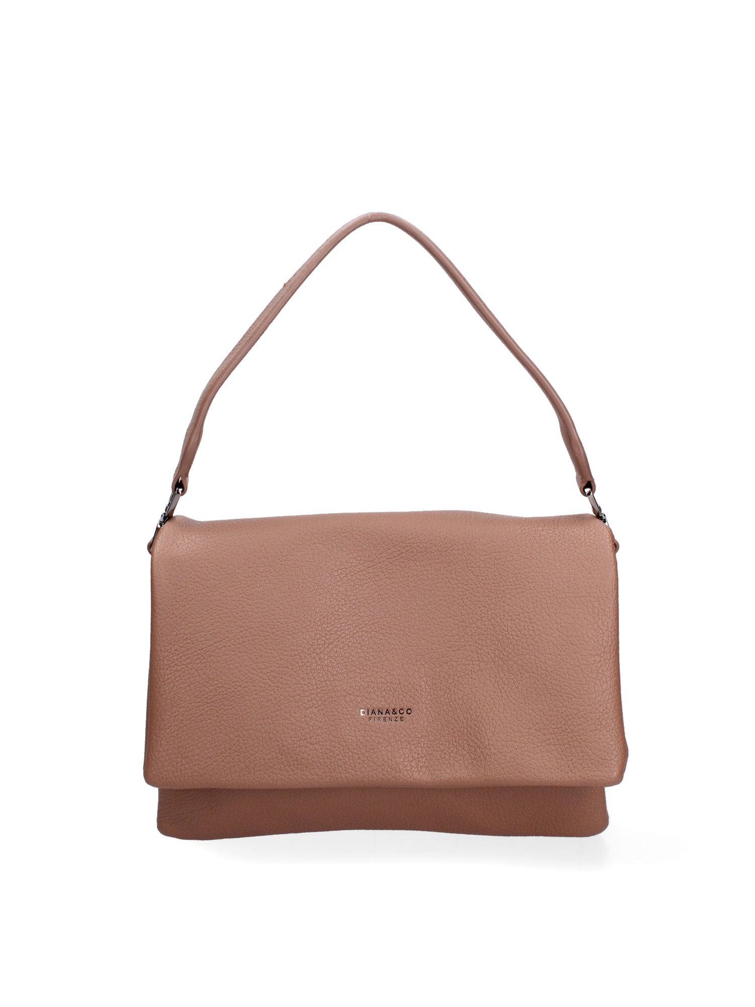 Borsa a spalla da donna Ecopelle vegana 637-1-TAUPE Diana&co