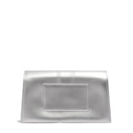 Borsa a mano da donna 100% Pvc FLAT ROOD M-SILVER + OFF SILVER Marc Ellis