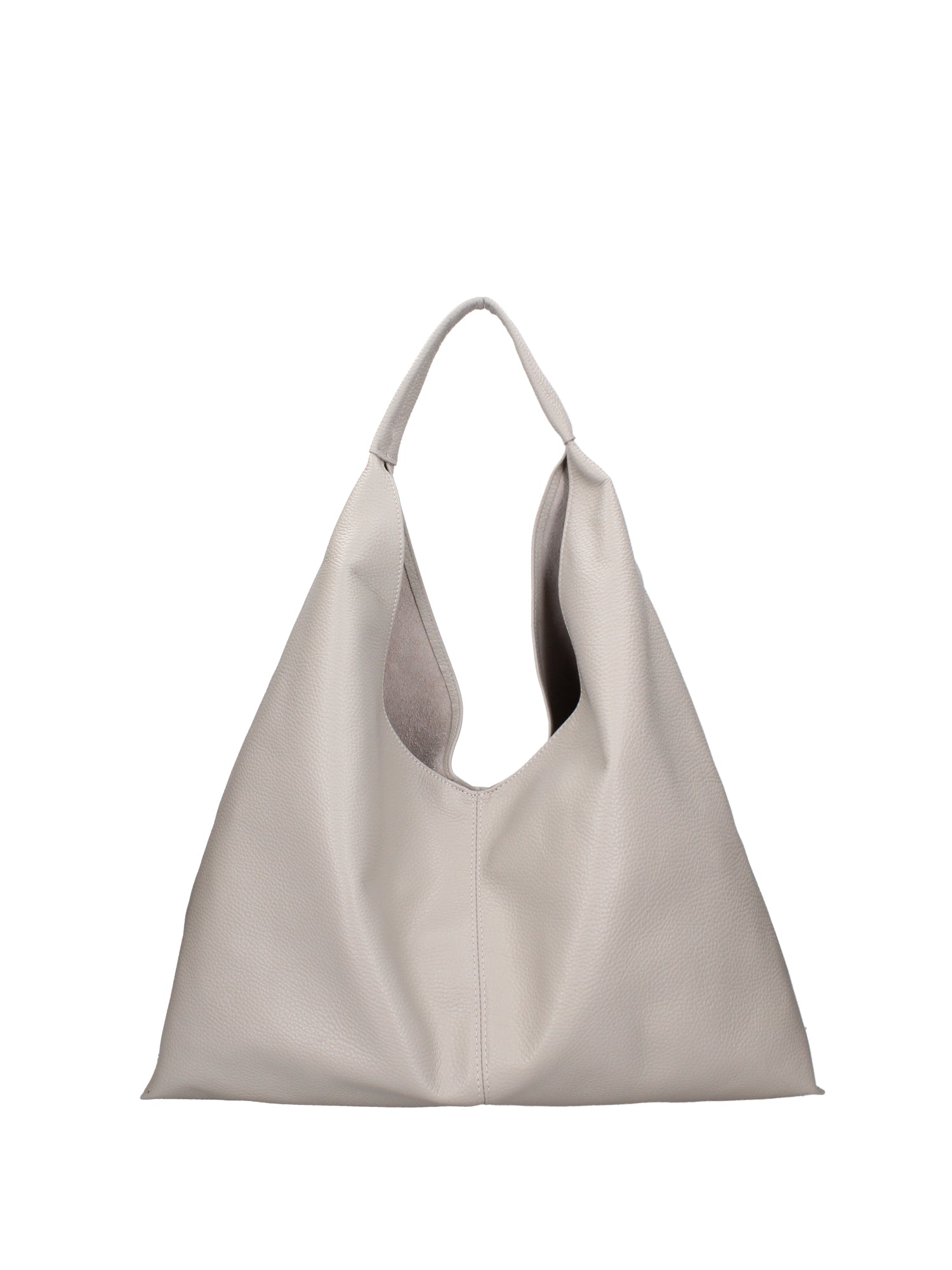 Borsa a mano da donna 100% vera pelle 07209-D86 GRIGIO PERLA Roberta Rossi