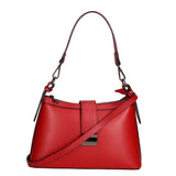 Aurelia Borsa a spalla da donna Vera pelle 05694-PL08 ROSSO Gave Lux
