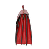Nevio 7010-ROSSO RED Borsa da lavoro uomo in pelle Gave Lux
