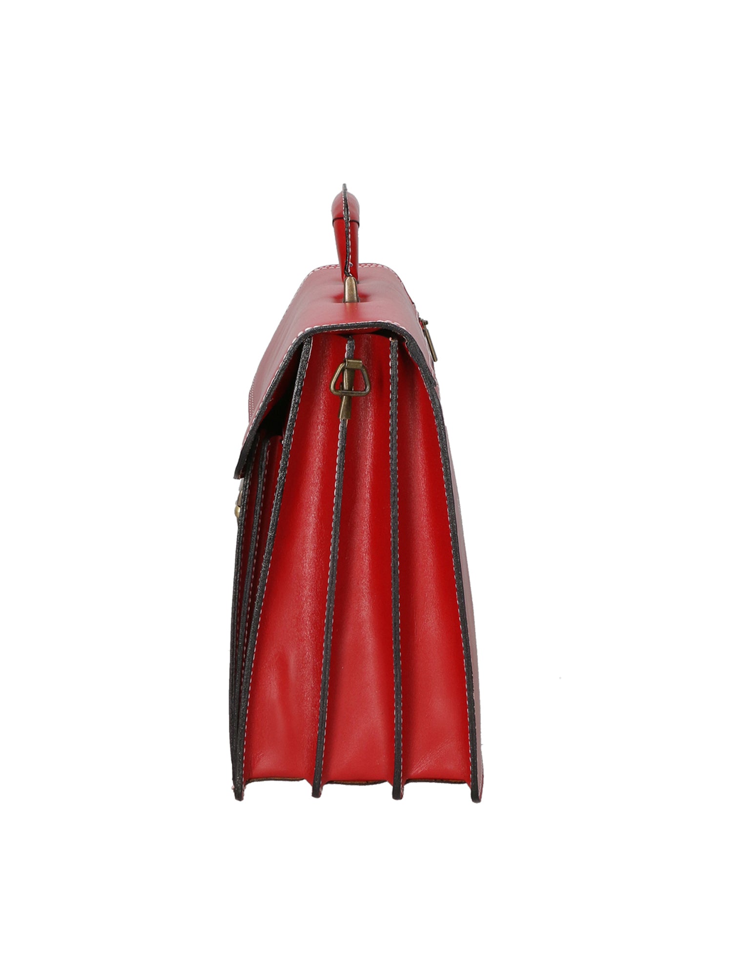 Nevio 7010-ROSSO RED Borsa da lavoro uomo in pelle Gave Lux