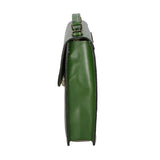 Dafne Borsa da lavoro unisex Vera pelle 7004-VERDE Gave Lux
