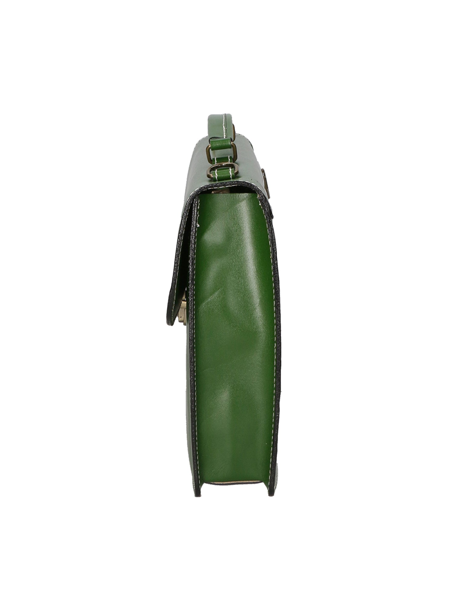Dafne Borsa da lavoro unisex Vera pelle 7004-VERDE Gave Lux