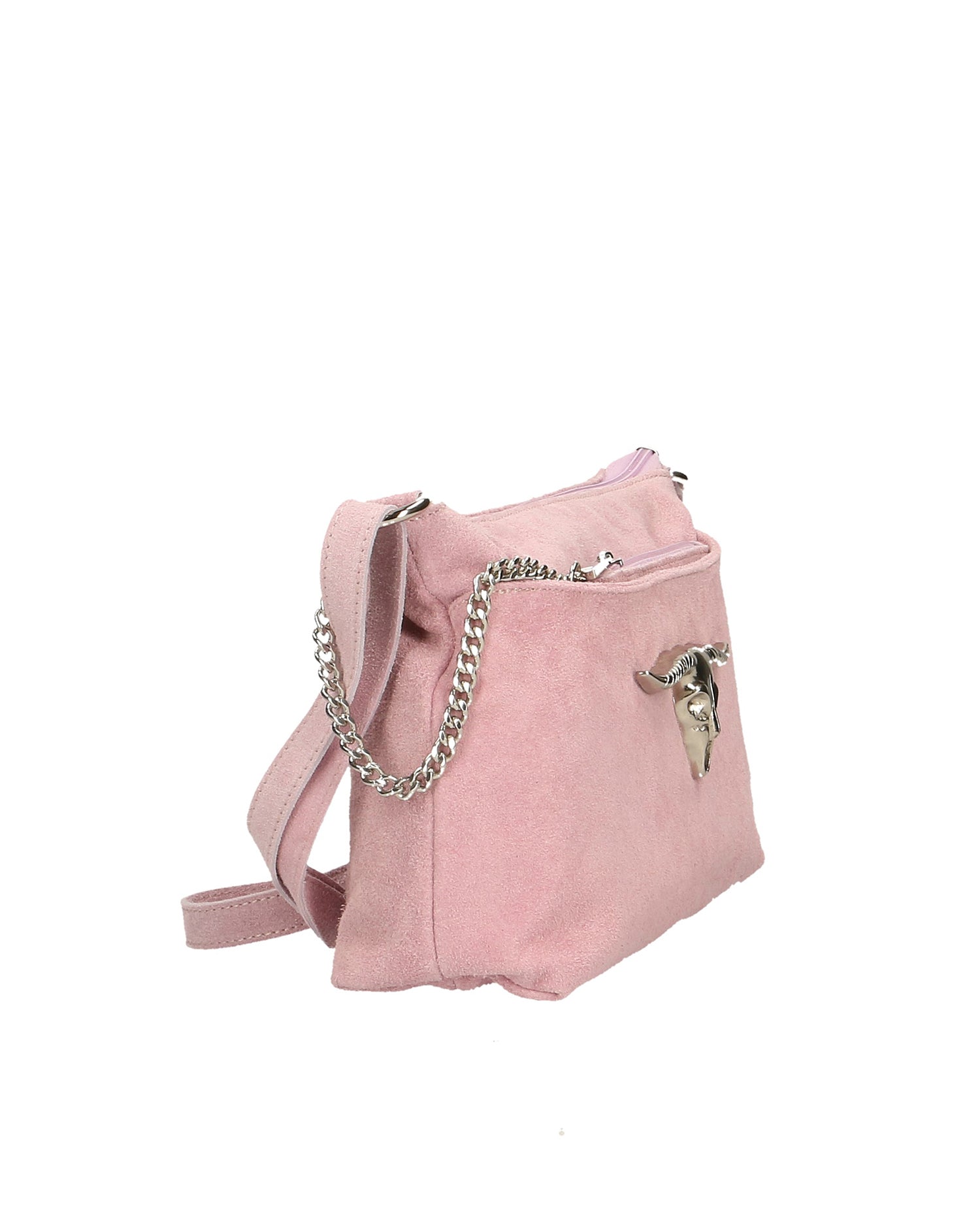 Embera Elite Borsa a tracolla donna Vera pelle scamosciata 8650-ROSA Gave Lux