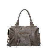 Elara Borsa a spalla da donna Vera pelle 06090-018 GRIGIO MEDIO Gave Lux