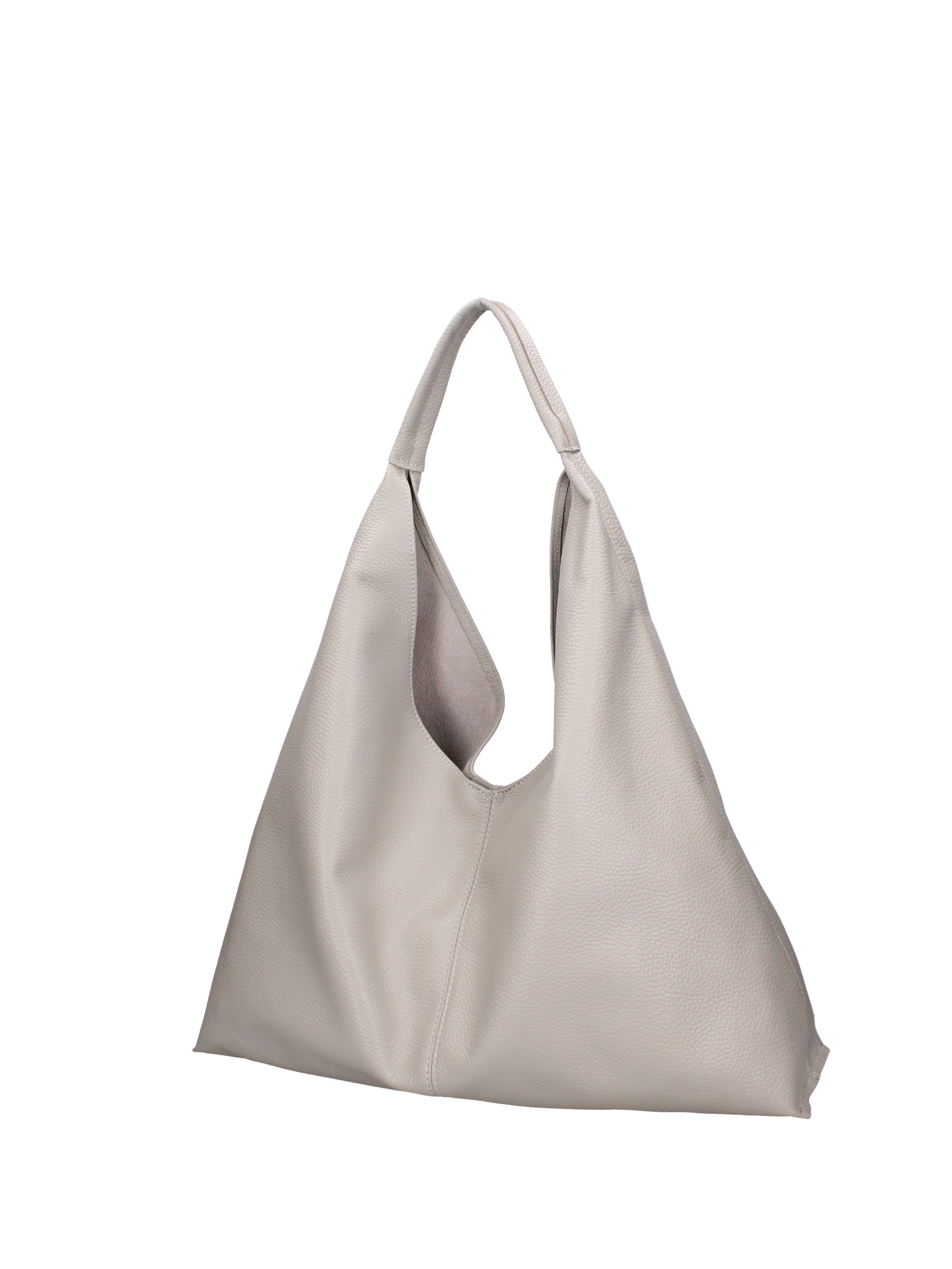 Borsa a mano da donna 100% vera pelle 07209-D86 GRIGIO PERLA Roberta Rossi