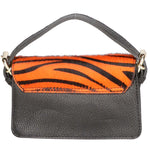 Aleide Borsa a mano da donna Vera pelle 04858-ZEBRA ARANCIONE Gave Lux