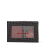 Vera pelle VS-1022-T.Moro Set portafoglio e portachiavi uomo Sergio Valentini