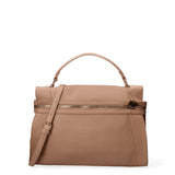 Borsa a mano da donna Ecopelle e poliestere 603-3-CAMEL Diana&co