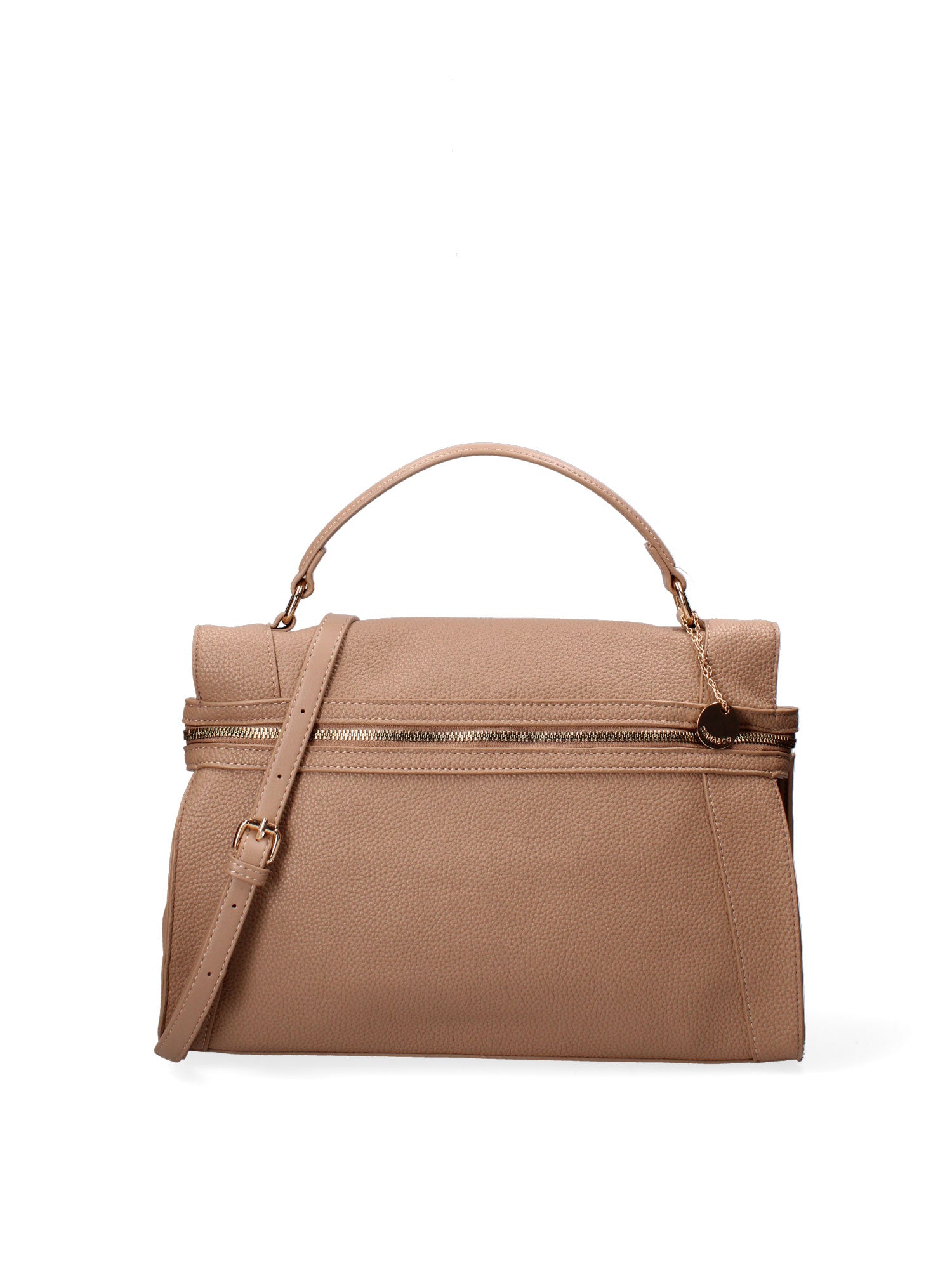 Borsa a mano da donna Ecopelle e poliestere 603-3-CAMEL Diana&co