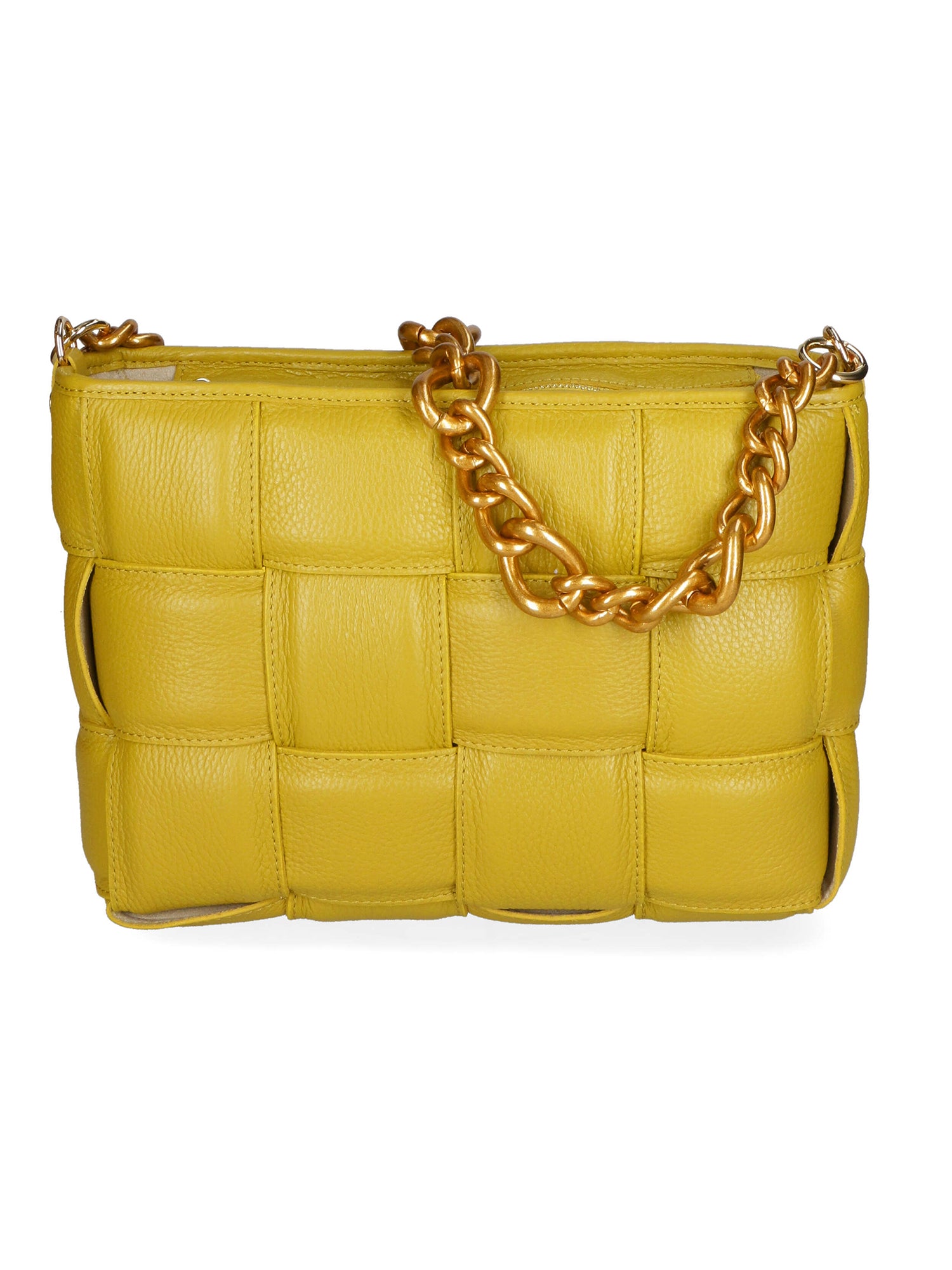 Agostina Borsa a mano da donna Vera pelle 04691-D89 PISTACCHIO Gave Lux