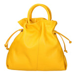 Giada Borsa a mano da donna 100% pelle 05837-D504 YELLOW Gave Lux