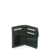 Portafoglio da donna in vera pelle Casual LB7702-20-GREEN Laura Biagiotti