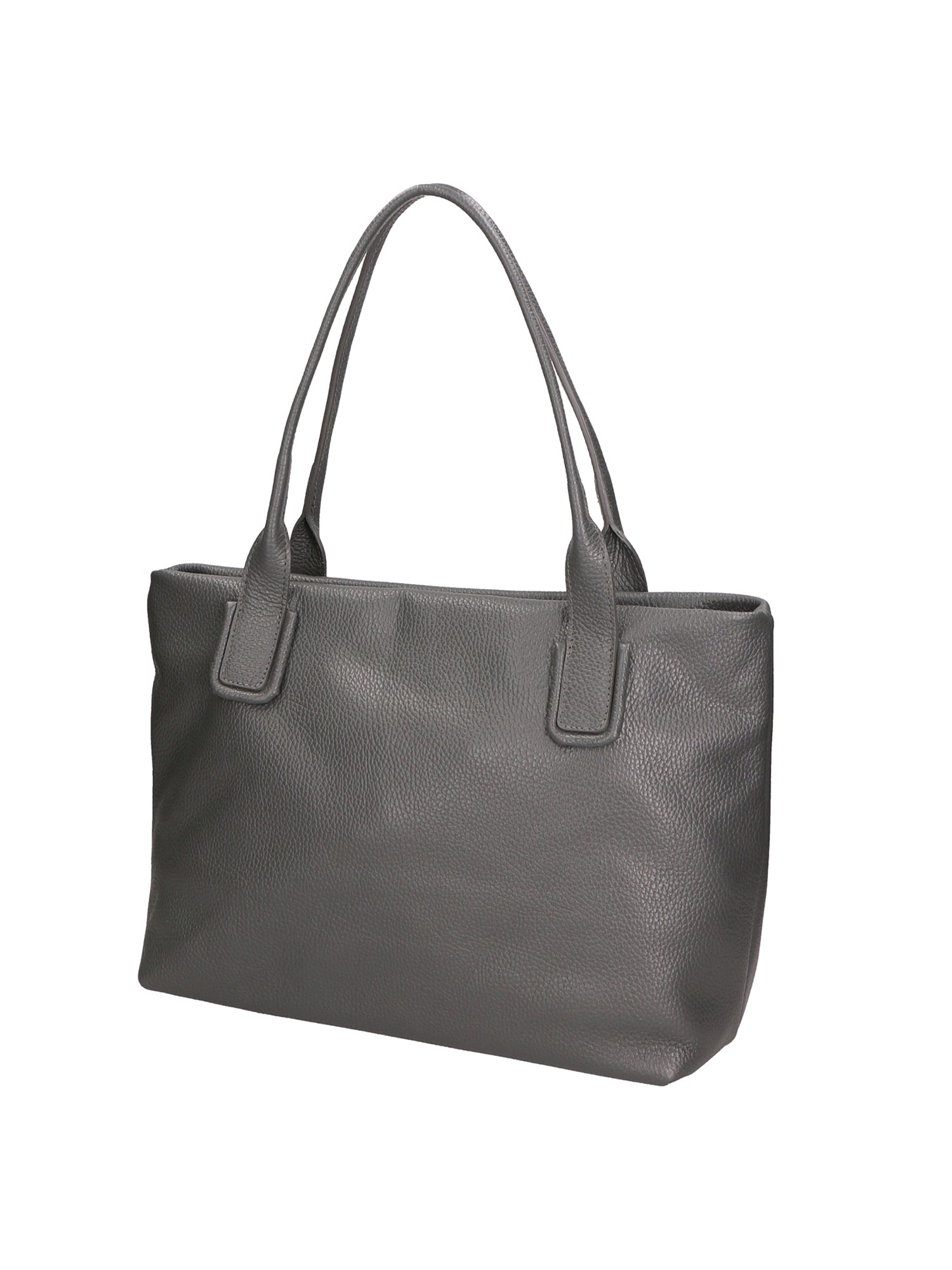 Lorena Borsa a spalla da donna Vera pelle 06506-D27 GRIGIO SCURO Gave Lux