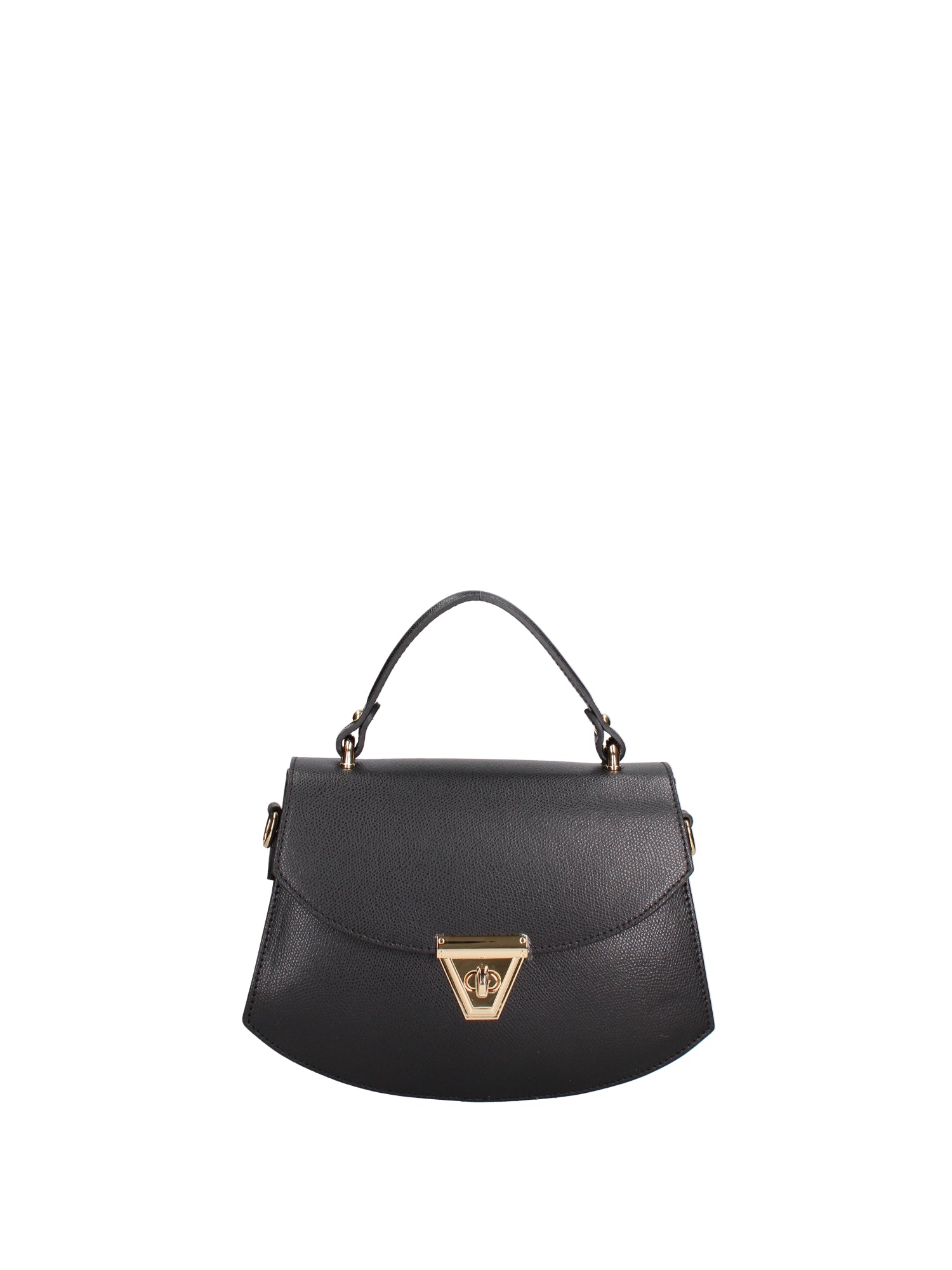 Borsa a mano da donna 100% vera pelle 07202-P 636 NERO Roberta Rossi