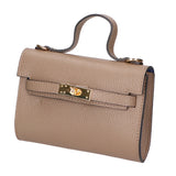Uma Borsa a mano da donna Vera pelle 06525-D40 TAUPE Gave Lux