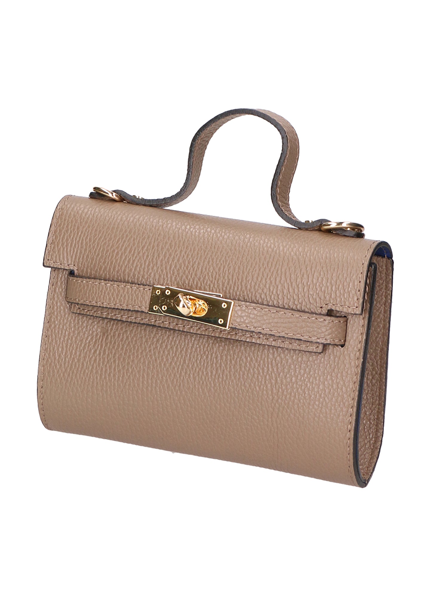 Uma Borsa a mano da donna Vera pelle 06525-D40 TAUPE Gave Lux