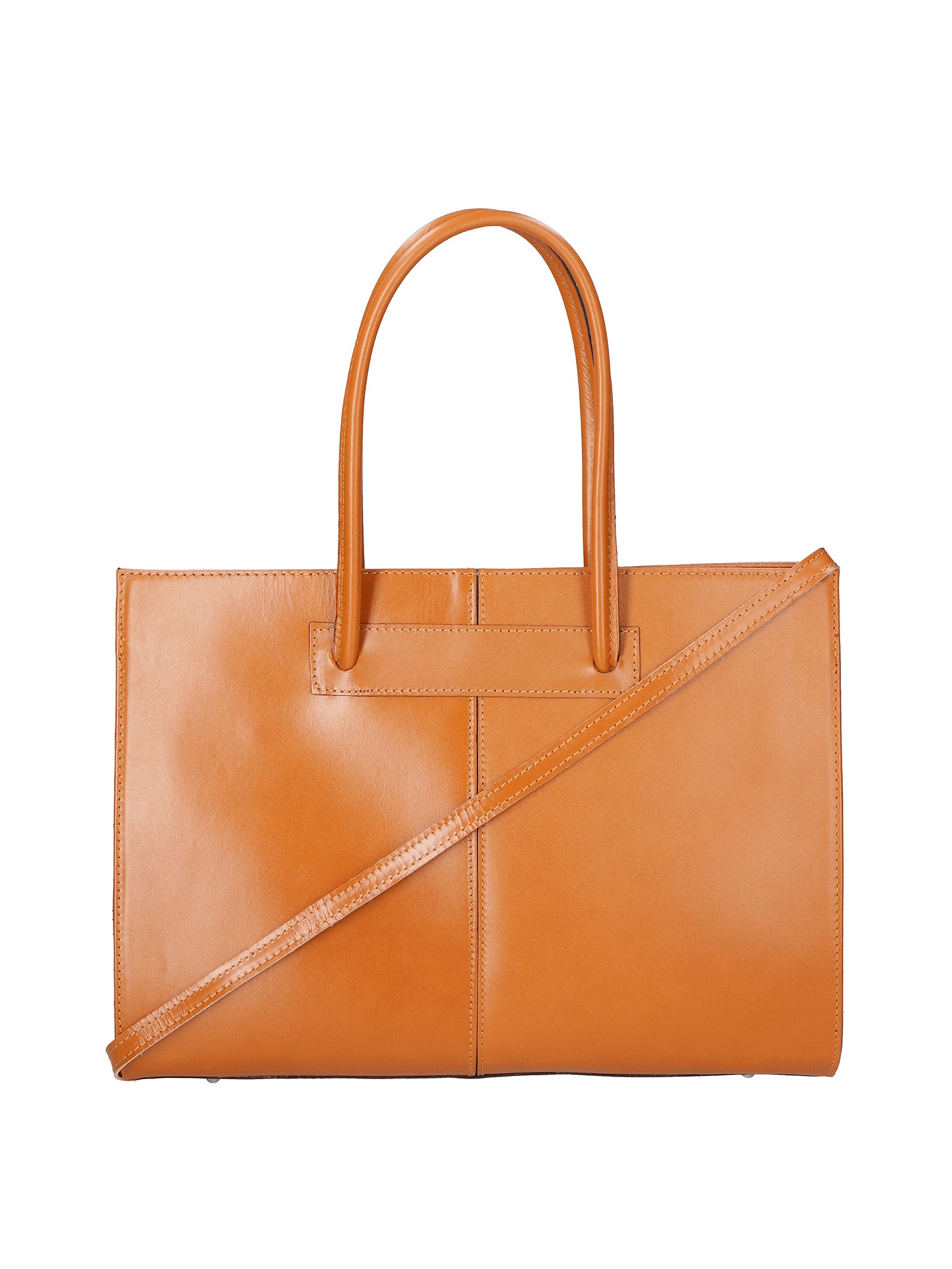 Eugenia Borsa a mano da donna 100% pelle 9008-CUOIO Gave Lux