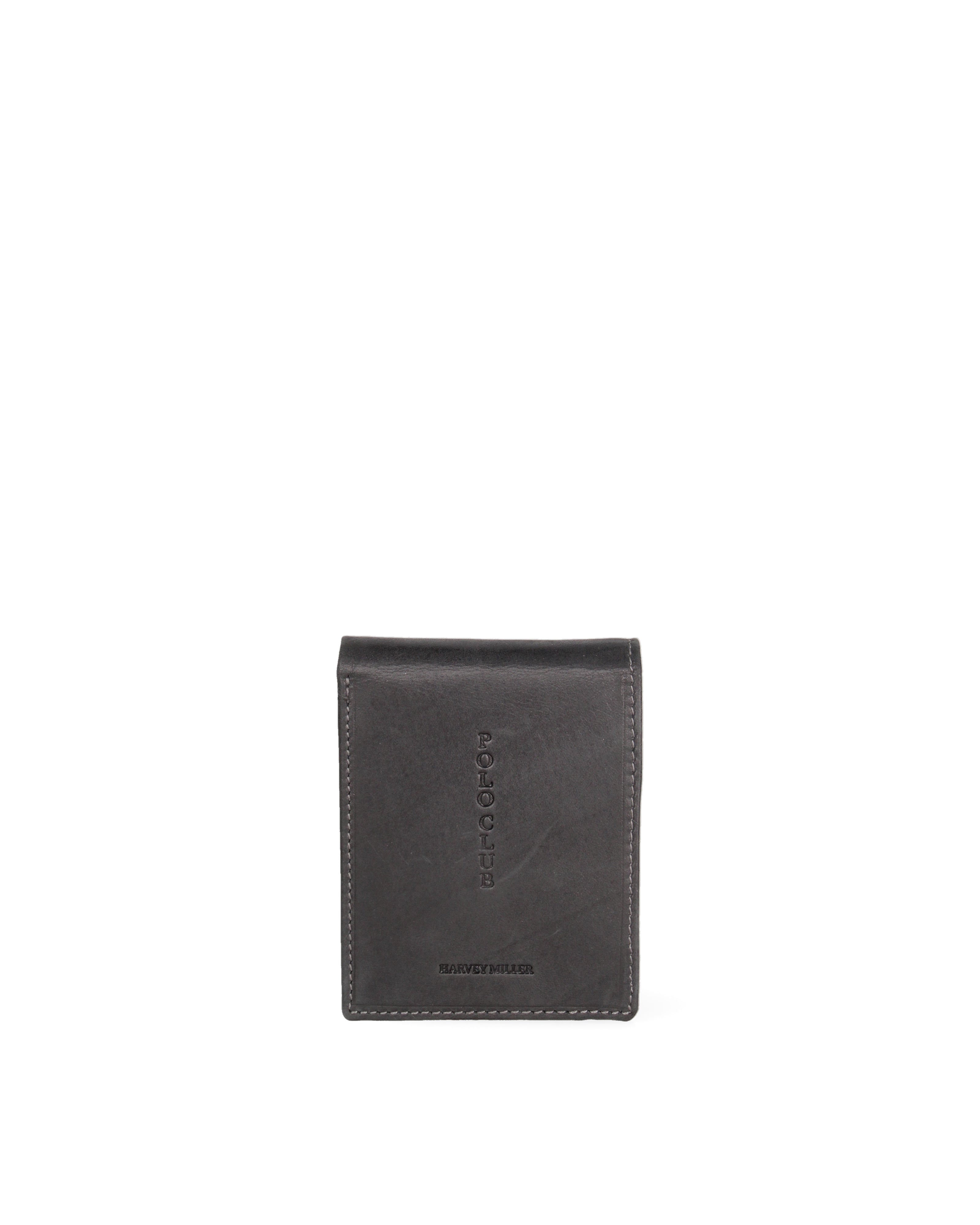 Portafoglio uomo in vera pelle Casual HM1012-489-NERO Harvey Miller Polo Club