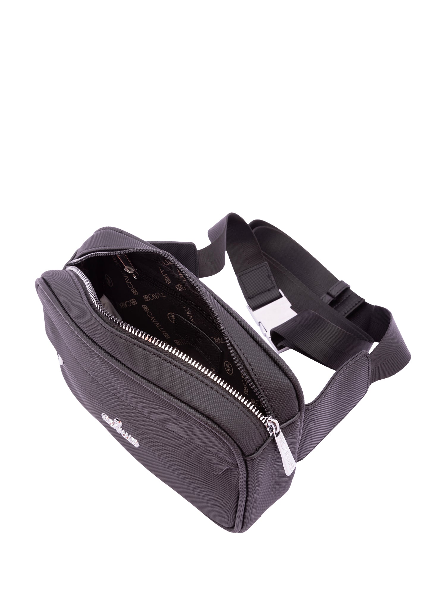 Marsupio da uomo in poliestere Casual BC1095-NERO B Cavalli