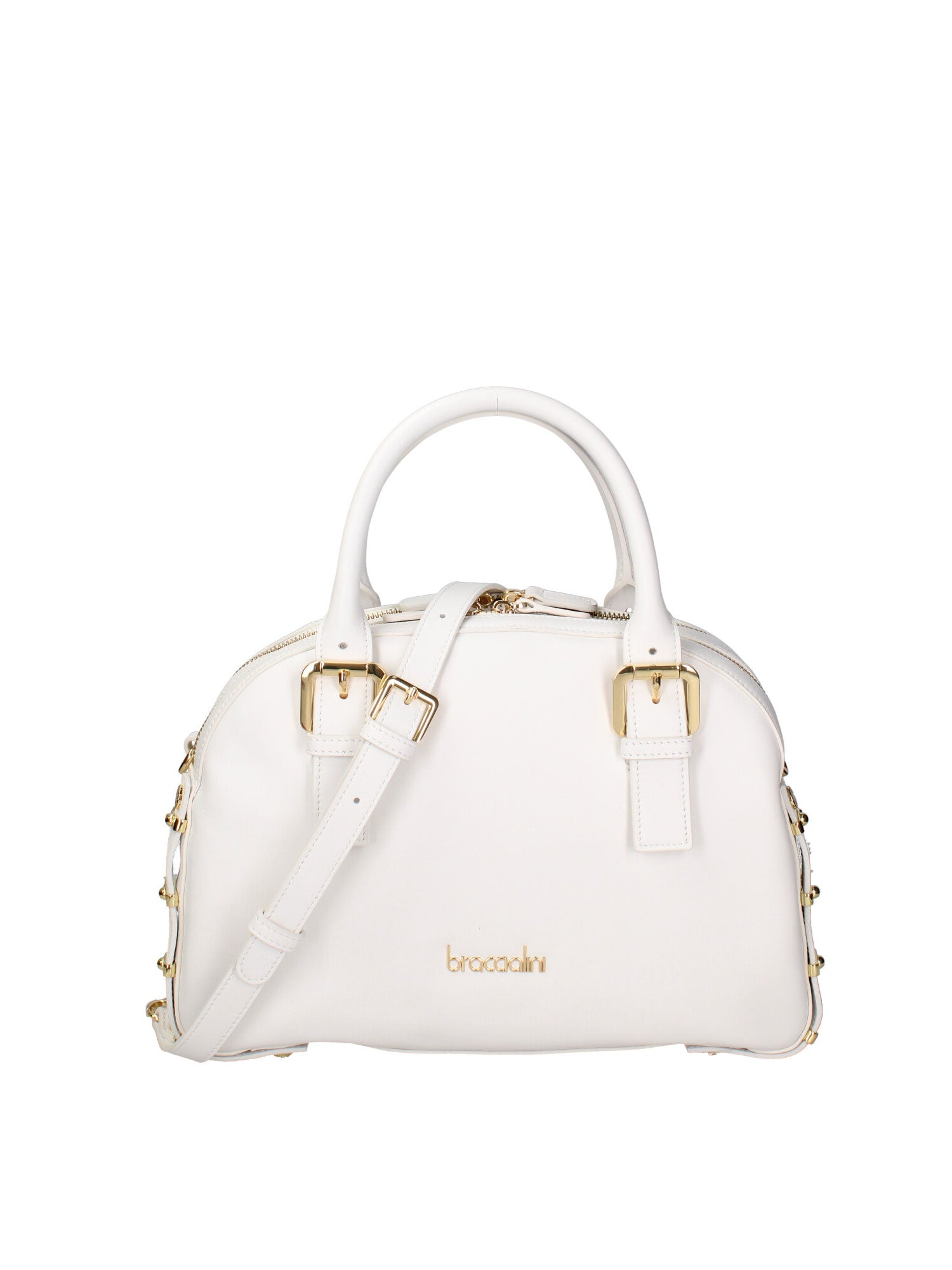 Auralia Elite Borsa a mano da donna 100% pelle B17220-BIANCO Braccialini