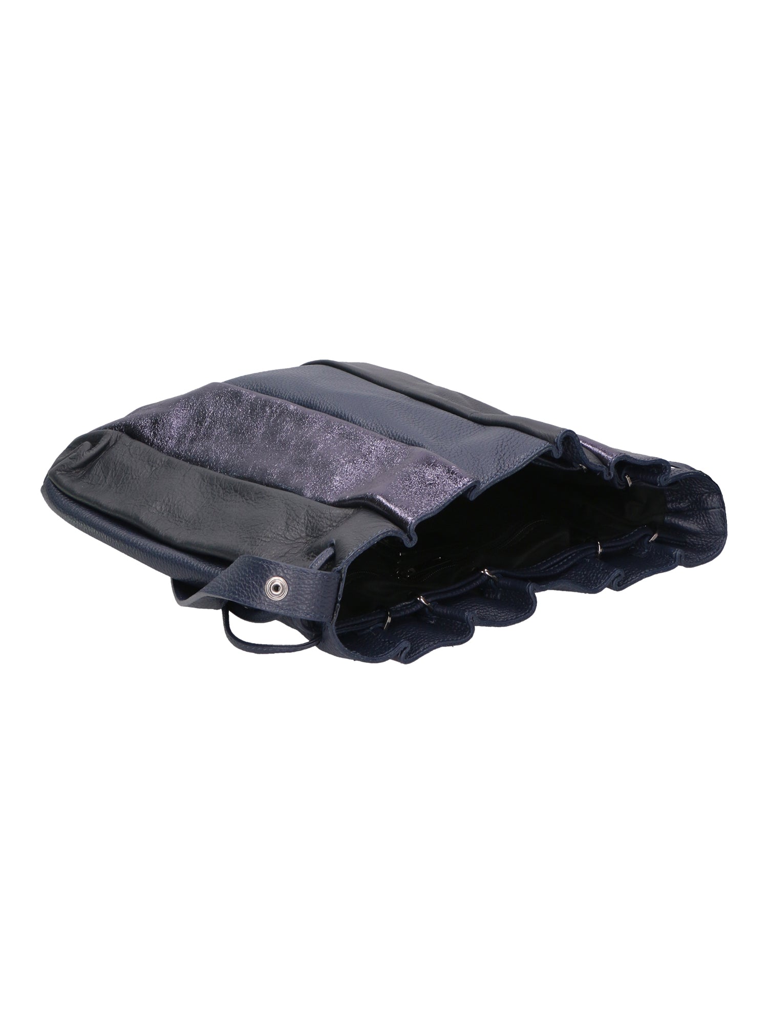 Nunzia Borsa a spalla da donna Vera pelle 576042-BLU DARK BLUE Gave Lux