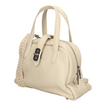 Orietta Borsa a mano da donna Vera pelle 01669-D37 LATTE MILK Gave Lux