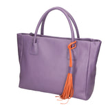 Rosalie Borsa a spalla da donna 100% pelle 06503-D87 VIOLET Gave Lux