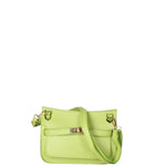 Katie Borsa a tracolla da donna 100% vera pelle 07145-D12 VERDE Viola Castellani