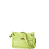 Katie Borsa a tracolla da donna 100% vera pelle 07145-D12 VERDE Viola Castellani