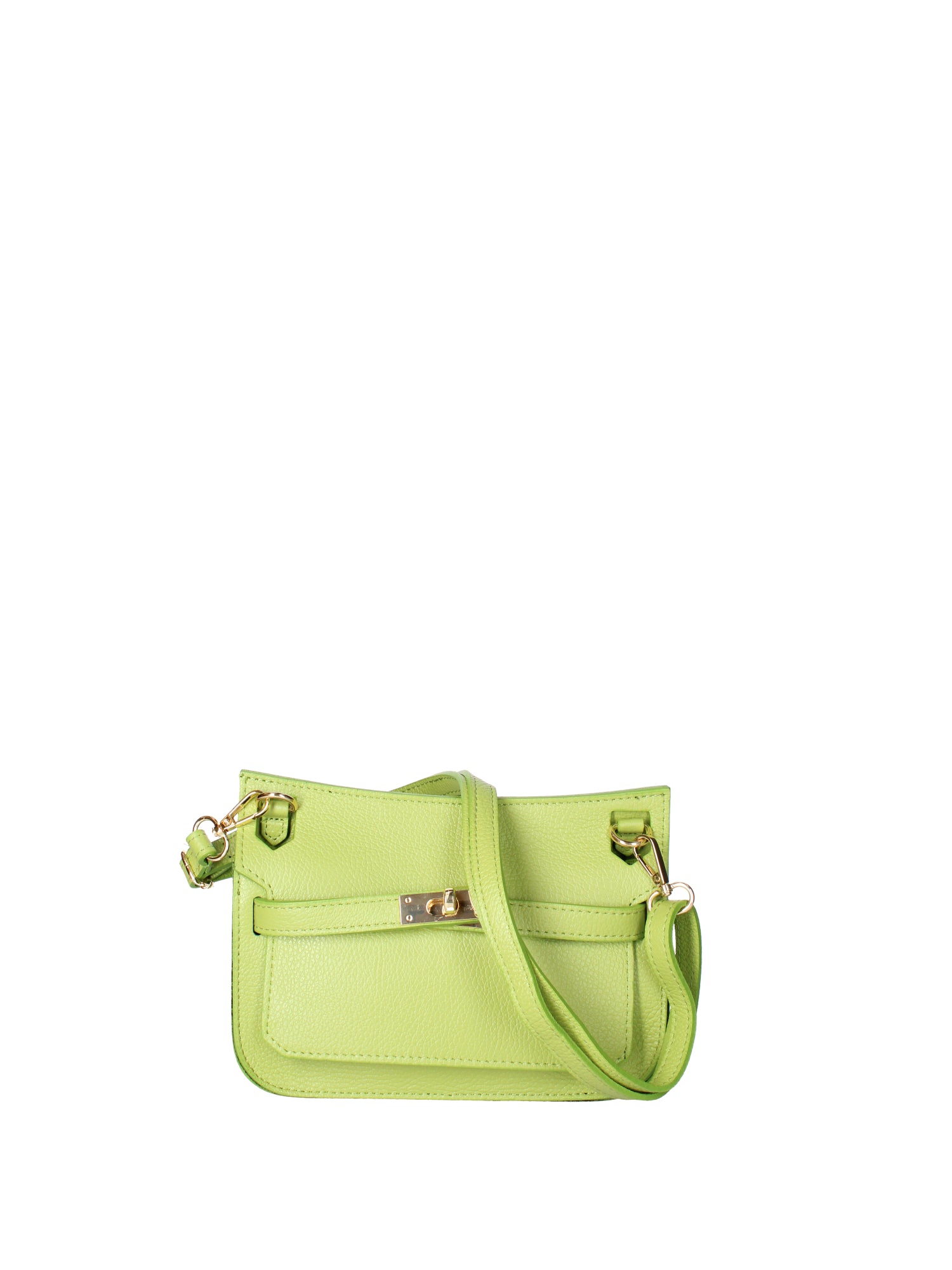 Katie Borsa a tracolla da donna 100% vera pelle 07145-D12 VERDE Viola Castellani