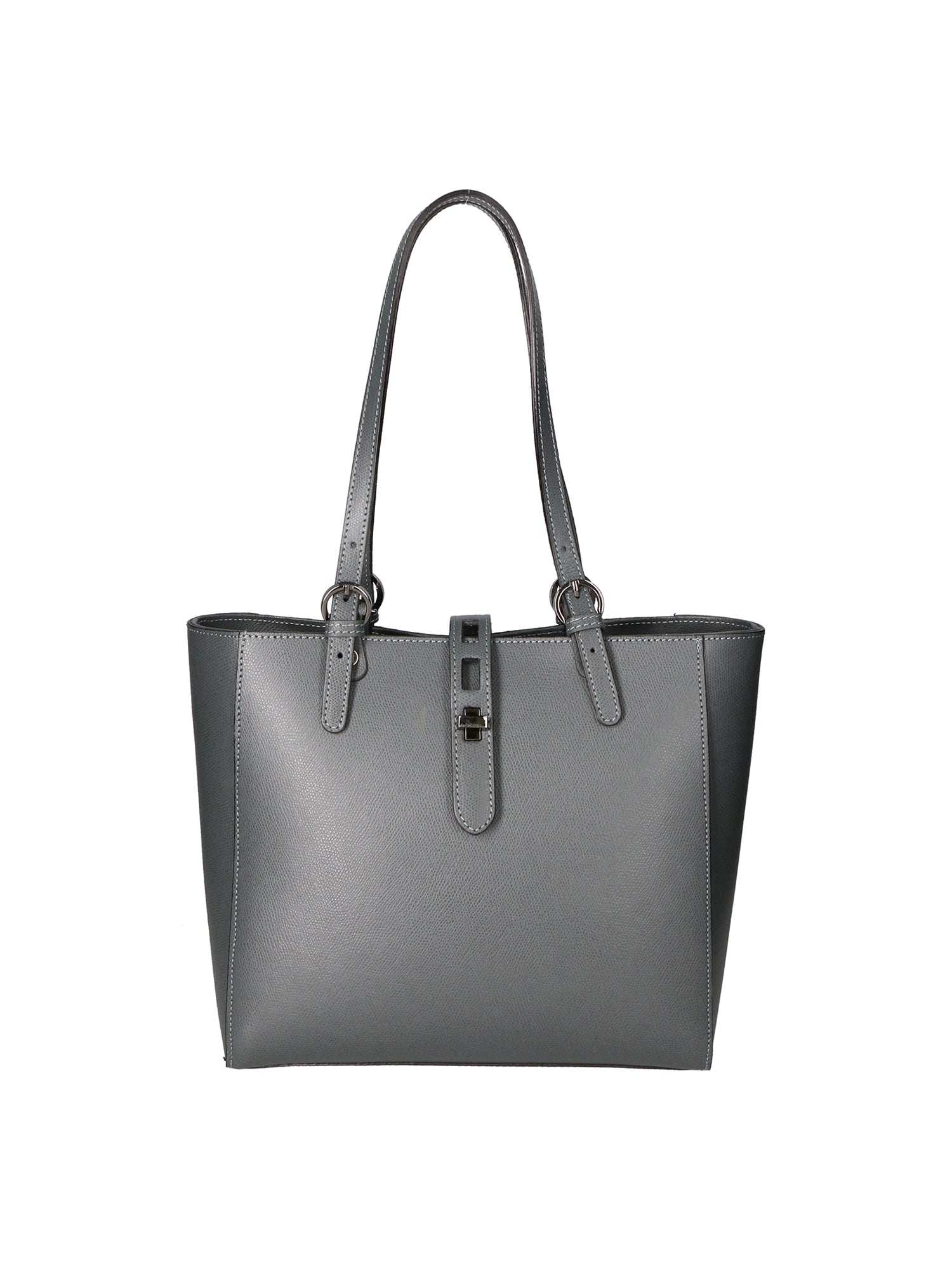 Anna Borsa a spalla da donna 100% pelle 05415-PL27 CENERE Gave Lux