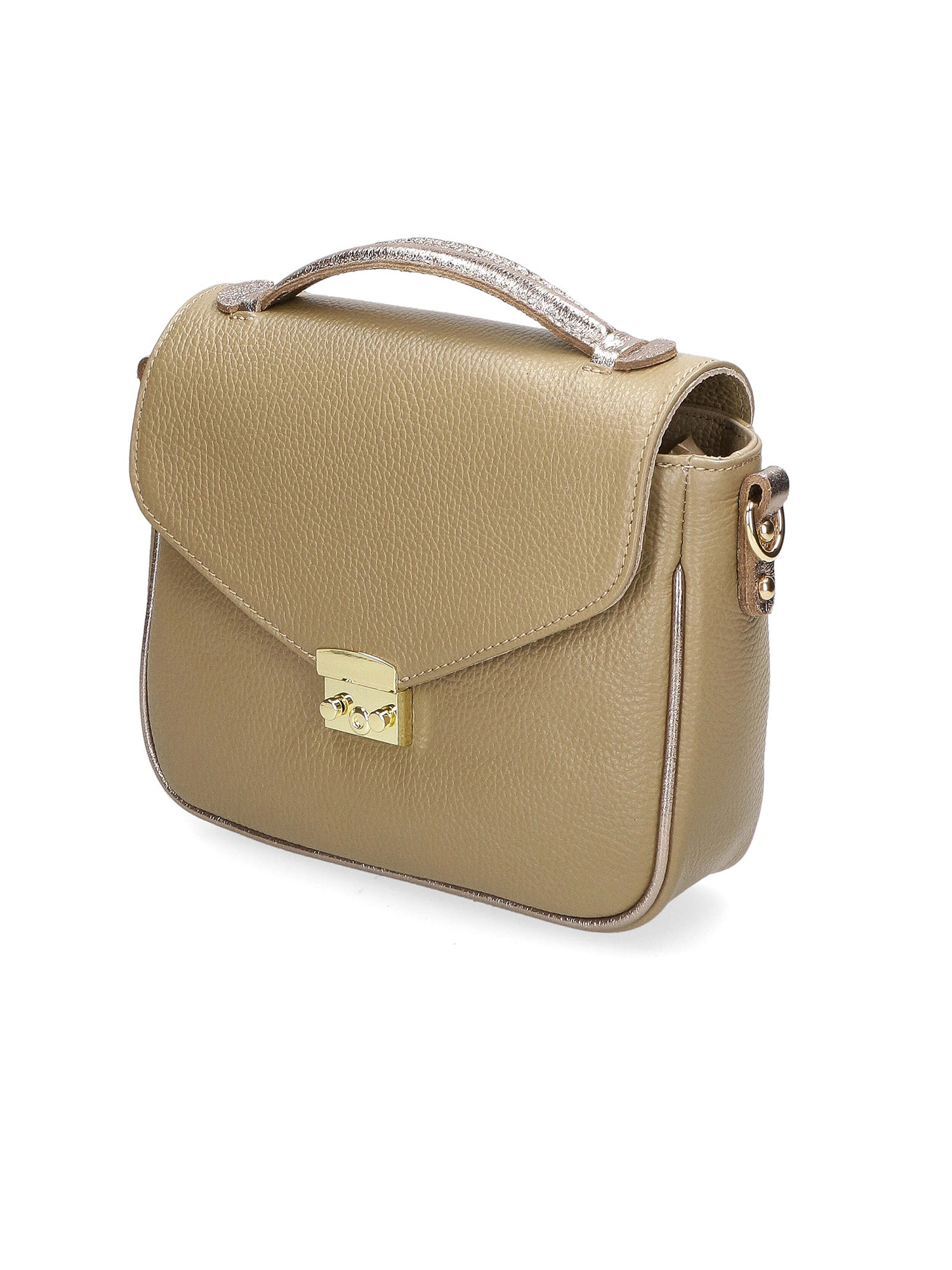 Aida Borsa a mano da donna Vera pelle 04723-D05 CAPPUCINO L005 Gave Lux