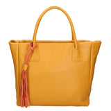 Verdiana Borsa a mano da donna Vera Pelle 06505-D36 SENAPE Gave Lux