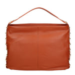 Erisia Chic Borsa a spalla da donna Vera pelle B17223-MARRONE Braccialini