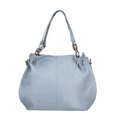 Ereba Borsa a mano da donna Made in Italy 100% pelle 3305-S92 CELESTE Gave Lux