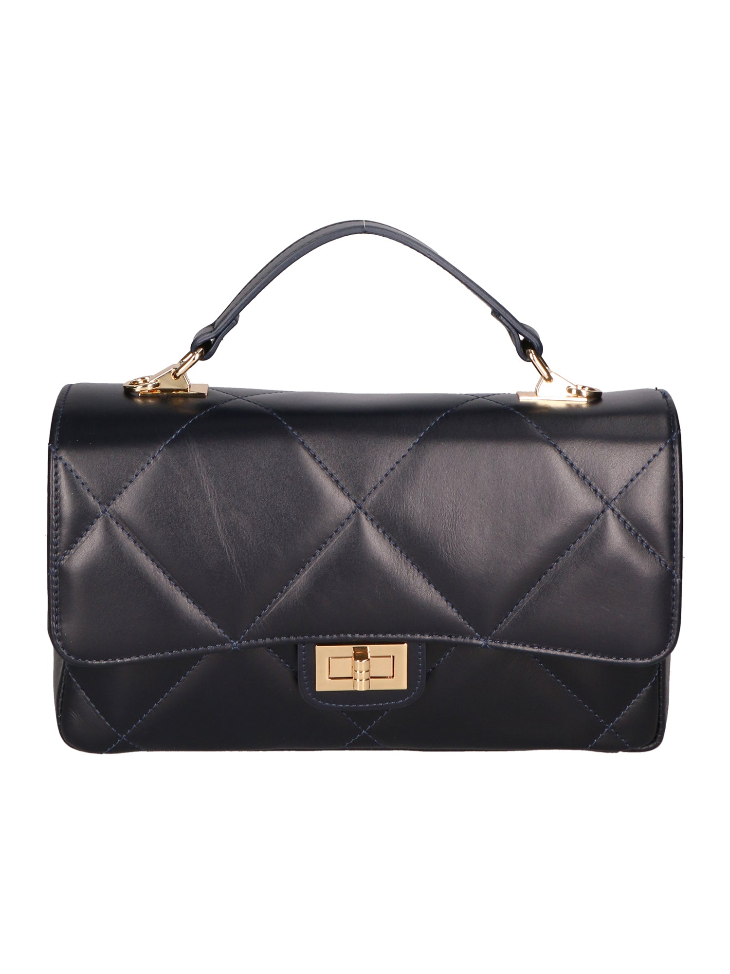 Vita Borsa a spalla da donna Vera pelle 06879-S24 BLU JEANS Gave Lux
