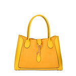 Jordana Borsa a mano da donna Vera pelle e suede 07150-L224 GIALLO Viola Castellani